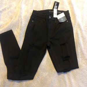 Hugh waist super skinny jeans